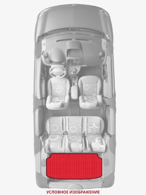 ЭВА коврики «Queen Lux» багажник для BMW 7 series (E38)